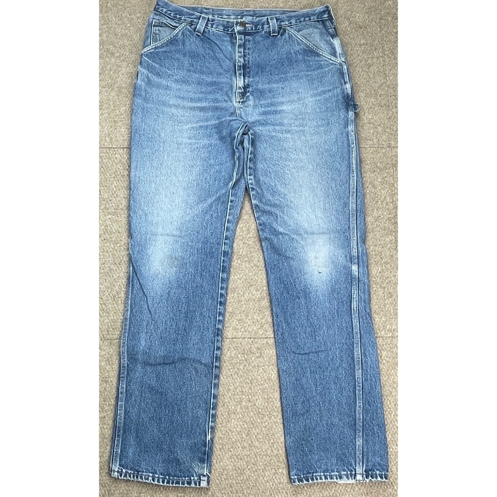 Texas Carpenter Men's Vintage 5 Pocket Straight Leg Denim Jeans Size 36x34